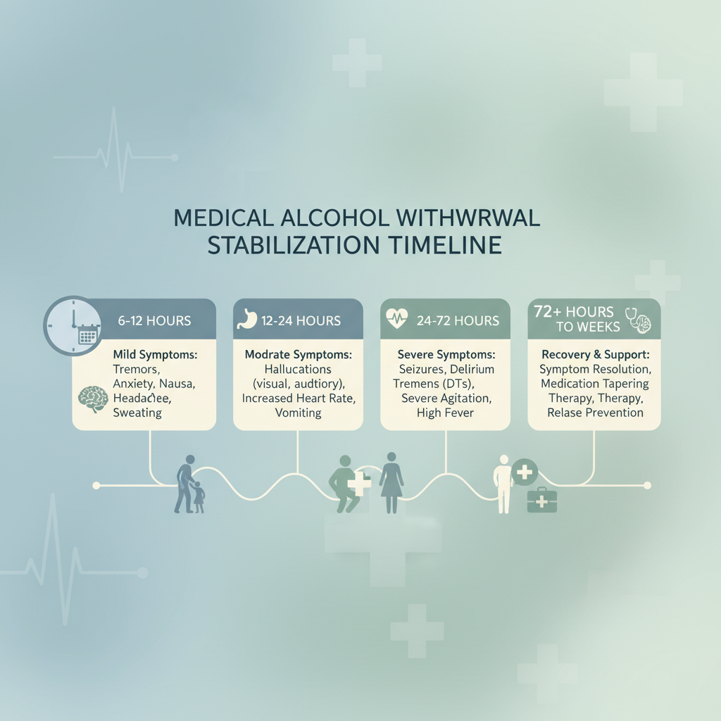 alcohol withdrawal symptoms timeline
